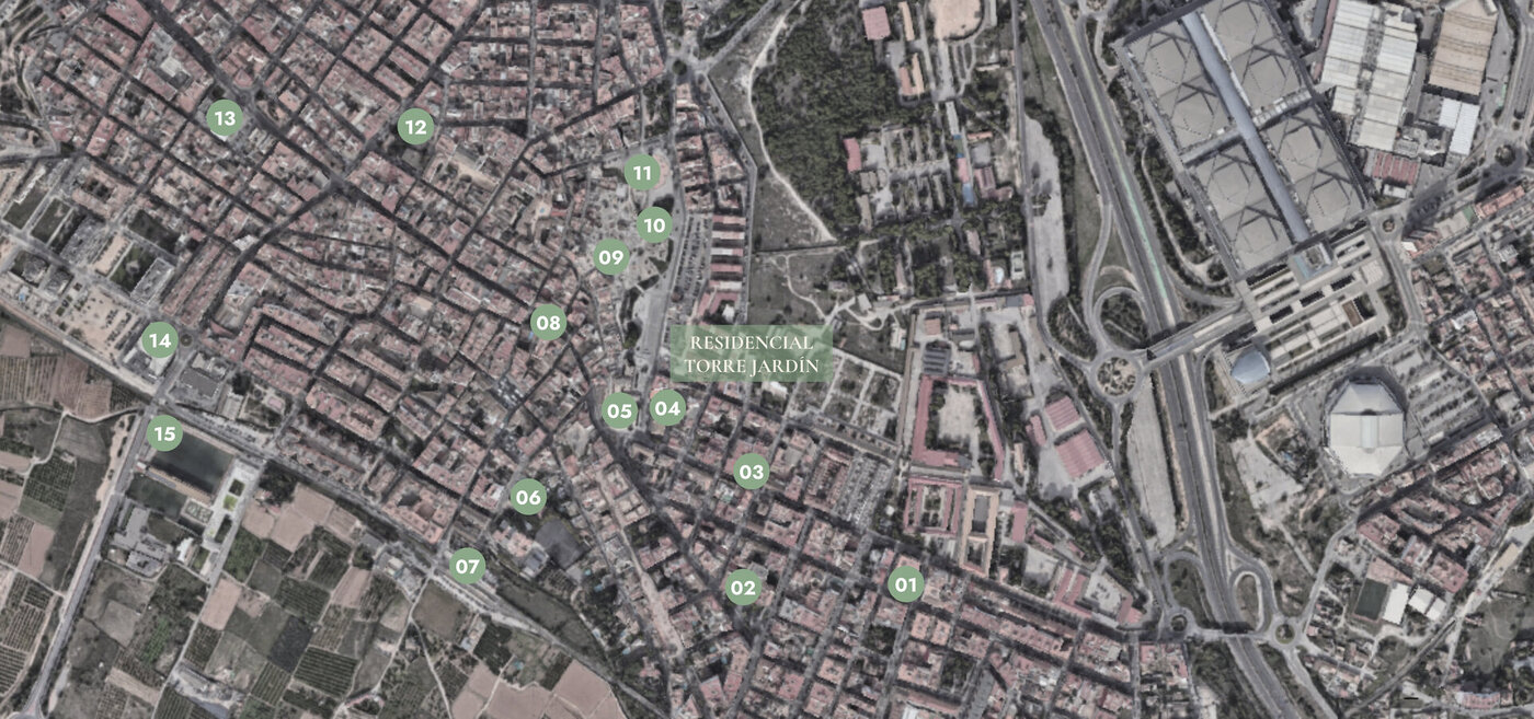 Mapa servicios cercanos