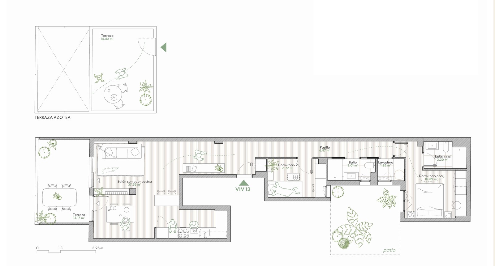 Plano Vivienda 12