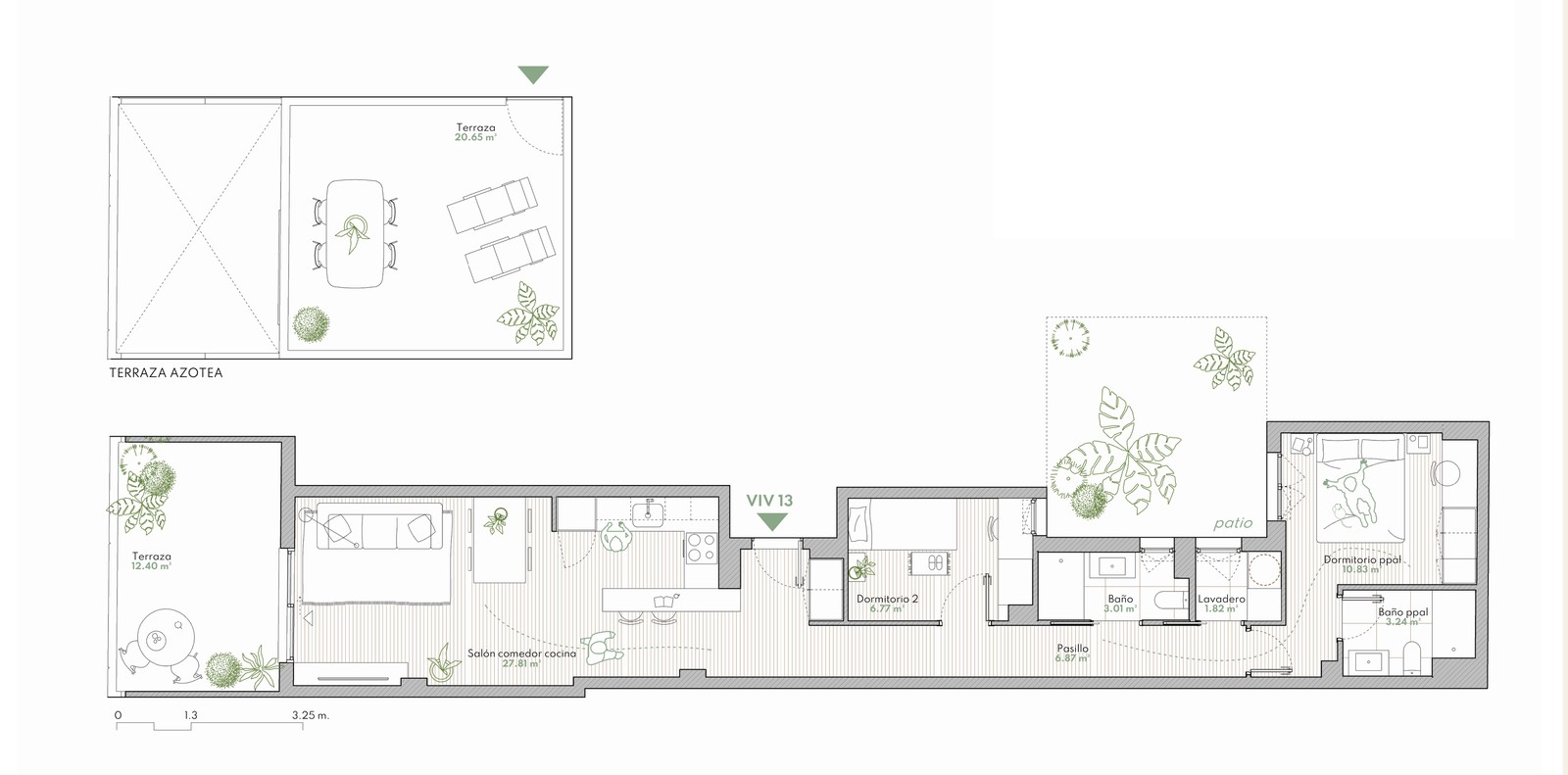 Plano Vivienda 13